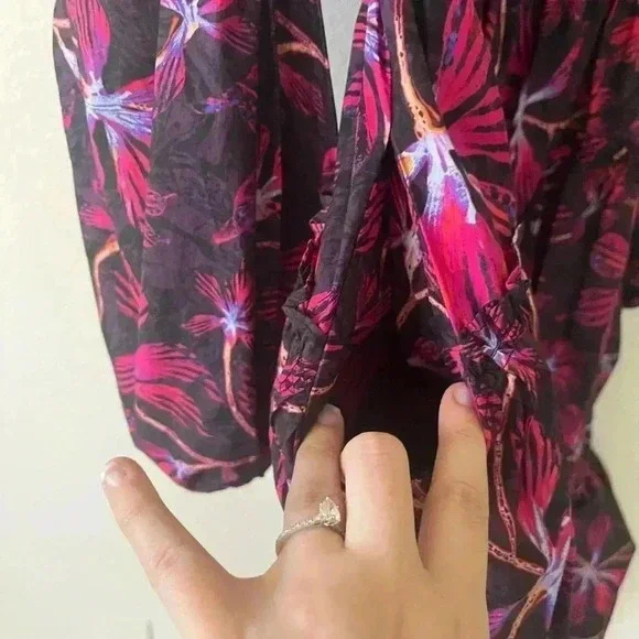 ULLA JOHNSON Caprice floral cotton poplin midi dress Women’s Size 2 NWOT - Picture 7 of 16